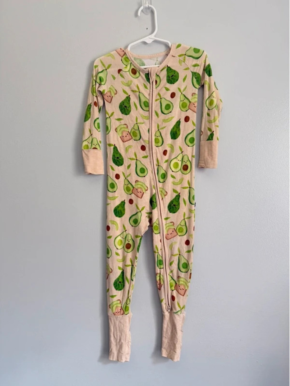 Little Sleepies Avocado Toast Bamboo Zippy Pajamas 2T